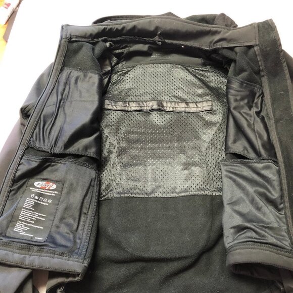 Joe Rocket Black Textile Fully Armored Motorcycle Jacket w/Removable Hood Small - Picture 7 of 14